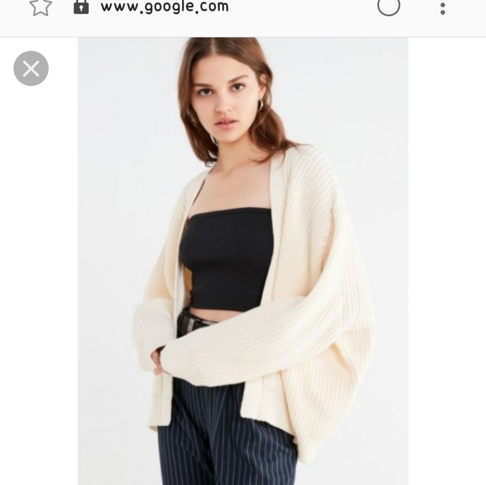 UO Dolman Beige Cardigan